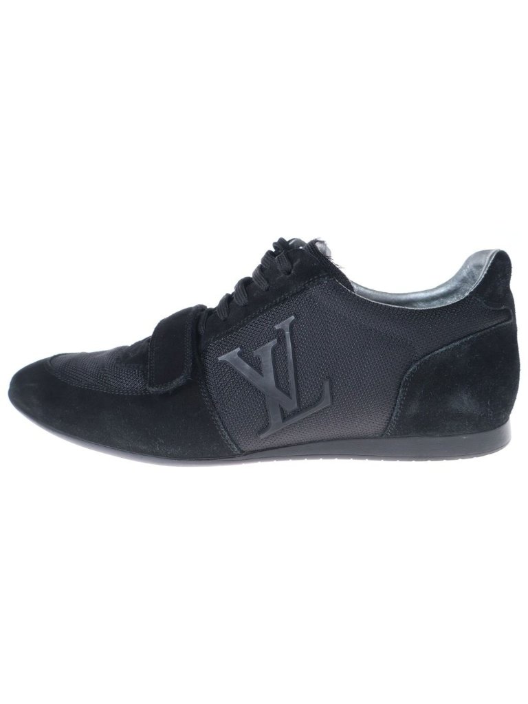 Louis Vuitton Big Logo Suede Mesh Sneaker